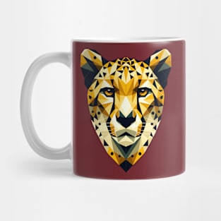 Abstract Geometric Cheetah - Color Design Mug